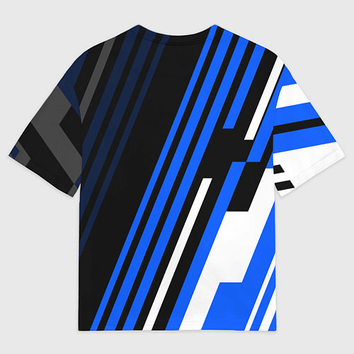 Мужская футболка оверсайз CHANGAN - ЛИНИИ ЧАНГАН / 3D-принт – фото 2