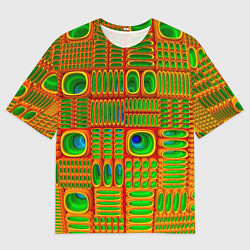 Мужская футболка оверсайз ОПТИЧЕСКАЯ АБСТРАКЦИЯ