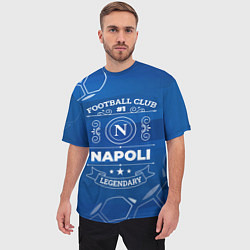 Футболка оверсайз мужская Napoli FC 1, цвет: 3D-принт — фото 2