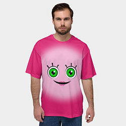 Футболка оверсайз мужская Длинноногая мама Хагги Вагги, цвет: 3D-принт — фото 2