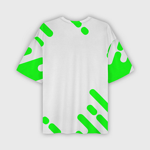 Мужская футболка оверсайз Undertale сердце зелёное / 3D-принт – фото 2