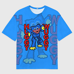 Футболка оверсайз мужская Хагги Вагги Поппи Плейтайм Haggy Waggy, цвет: 3D-принт