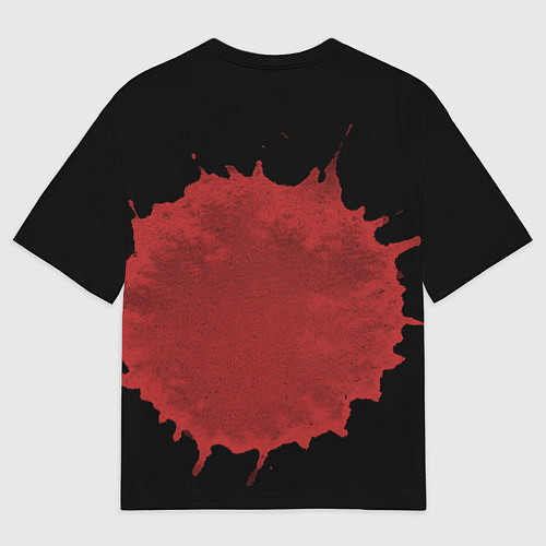 Мужская футболка оверсайз Мама и сын длинные ноги / 3D-принт – фото 2