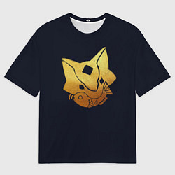 Мужская футболка оверсайз Sky Кошачья Маска