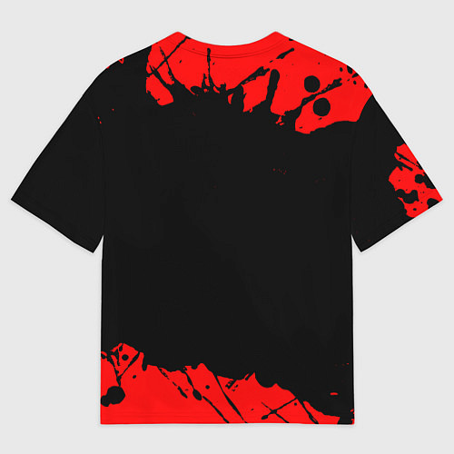 Мужская футболка оверсайз CS:GO лого с линиями и спецназом / 3D-принт – фото 2