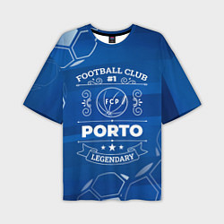 Мужская футболка оверсайз Porto - Football Club Number 1