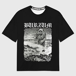 Мужская футболка оверсайз Burzum - The Sea Monster