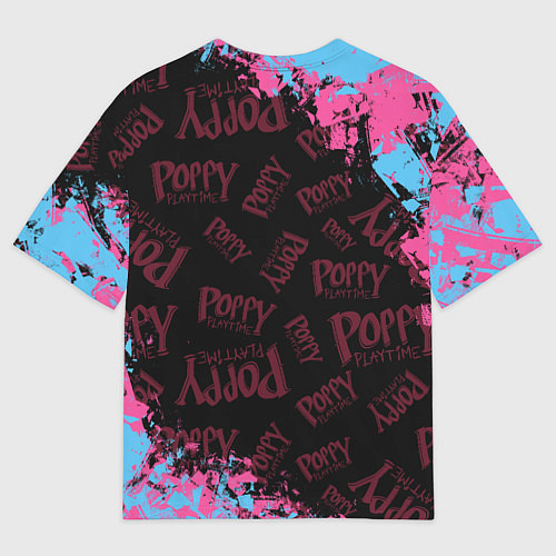 Мужская футболка оверсайз Mommy Poppy Playtime / 3D-принт – фото 2