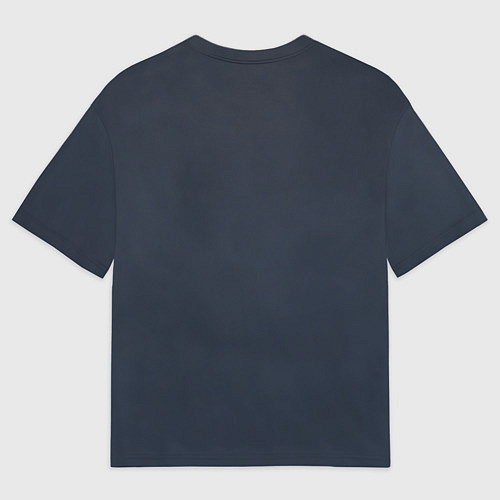 Мужская футболка оверсайз Голова французского бульдога / 3D-принт – фото 2