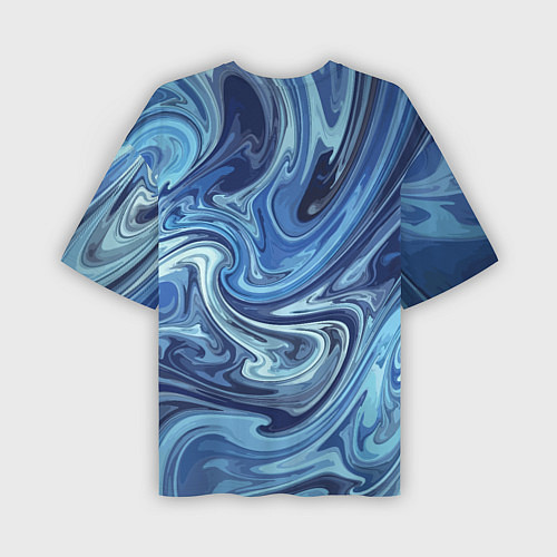 Мужская футболка оверсайз Абстрактный авангардный паттерн Abstract avant-gar / 3D-принт – фото 2