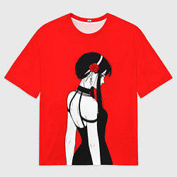 Футболка оверсайз мужская Spy x Family Йор Форджер, цвет: 3D-принт