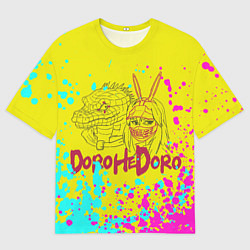 Футболка оверсайз мужская Никайдо и Кайман арт, цвет: 3D-принт