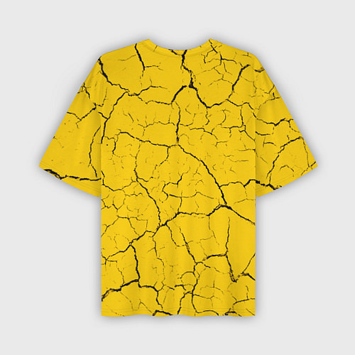 Мужская футболка оверсайз RUSSIAN EMPIRE - ГЕРБ Трещины / 3D-принт – фото 2