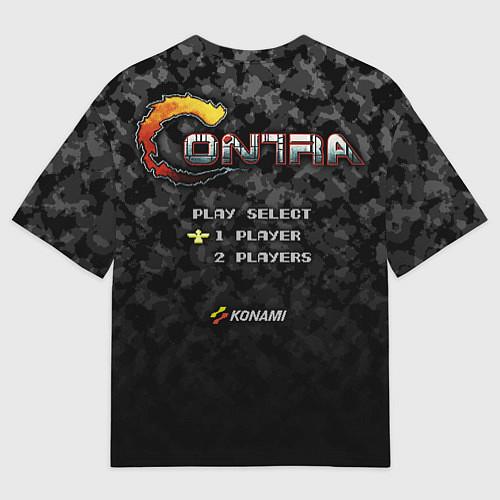 Мужская футболка оверсайз Contra player / 3D-принт – фото 2