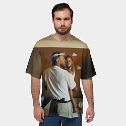 Футболка оверсайз мужская Kendrick Lamar, Mr Morale & The Big Steppers, цвет: 3D-принт — фото 2