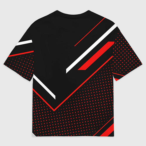 Мужская футболка оверсайз LEXUS ЛЕКСУС СОВРЕМЕННЫЙ / 3D-принт – фото 2