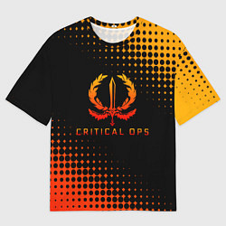 Футболка оверсайз мужская Critical Ops К-ОПС, цвет: 3D-принт
