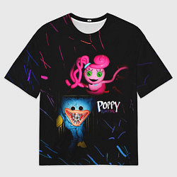 Футболка оверсайз мужская Хагги Вагги Паппи Плейтайм Большие Ноги, цвет: 3D-принт