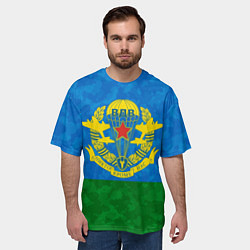 Футболка оверсайз мужская НИКТО КРОМЕ НАС ВДВ, цвет: 3D-принт — фото 2