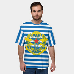 Футболка оверсайз мужская ПОЛК ВДВ ТЕЛЬНЯШКА, цвет: 3D-принт — фото 2
