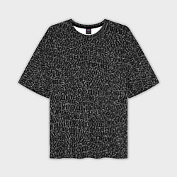 Мужская футболка оверсайз Привет уроды black