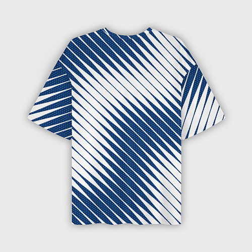 Мужская футболка оверсайз Маленькое лого ЧЕЛСИ АБСТРАКЦИЯ / 3D-принт – фото 2