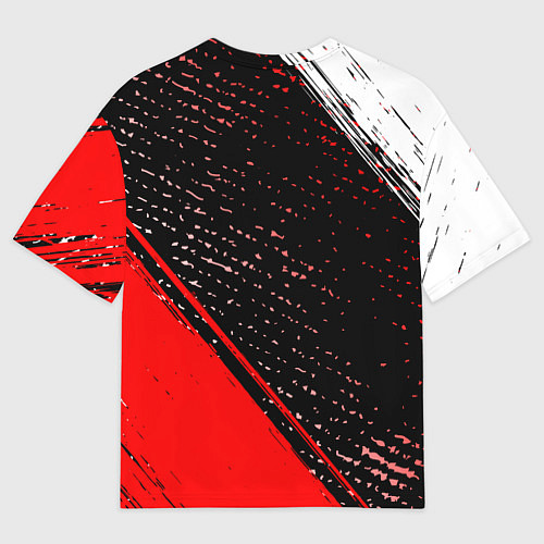 Мужская футболка оверсайз JEEP - Краска / 3D-принт – фото 2