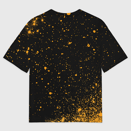 Мужская футболка оверсайз Имя Вадим и зологой герб РФ / 3D-принт – фото 2