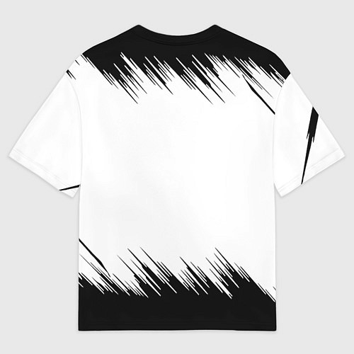 Мужская футболка оверсайз Тараканы штрихи на белом фоне / 3D-принт – фото 2