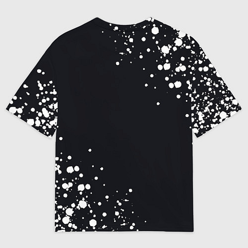 Мужская футболка оверсайз Тараканы текстура на черном фоне / 3D-принт – фото 2