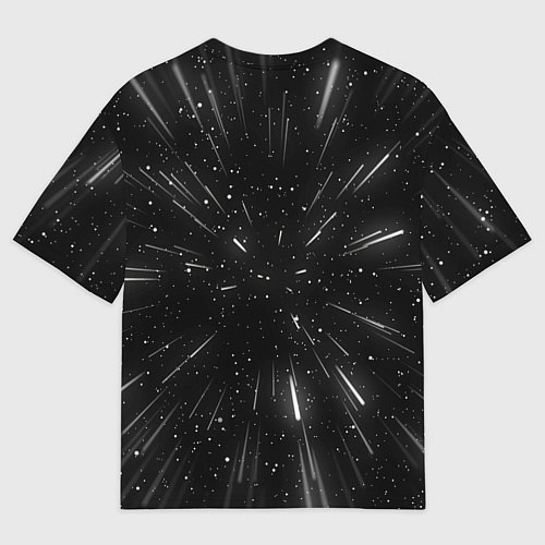 Мужская футболка оверсайз Stellaris WARP / 3D-принт – фото 2