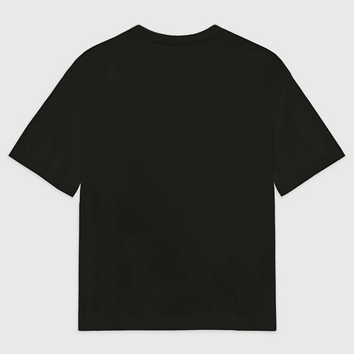 Мужская футболка оверсайз След авто / 3D-принт – фото 2