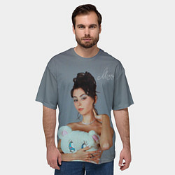 Футболка оверсайз мужская ДОРА - MISS, цвет: 3D-принт — фото 2