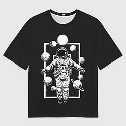 Мужская футболка оверсайз Свобода Космоса