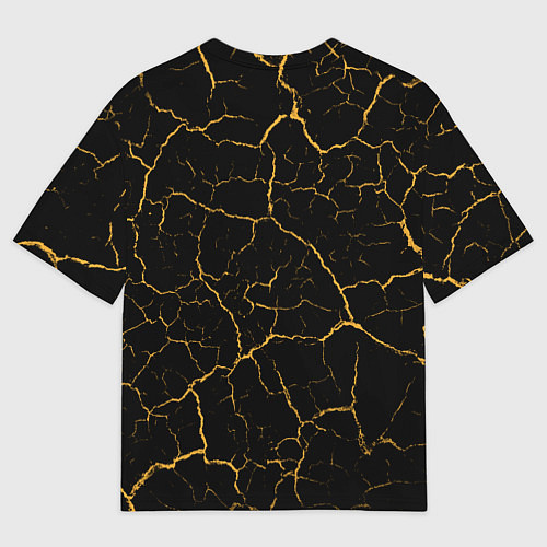 Мужская футболка оверсайз Имя Антон и зологой герб РФ / 3D-принт – фото 2