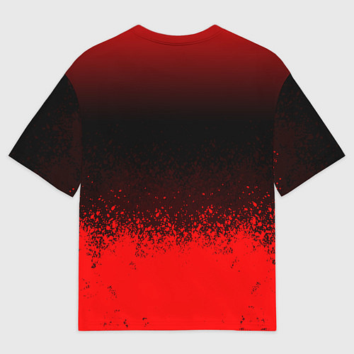 Мужская футболка оверсайз Witcher blood / 3D-принт – фото 2