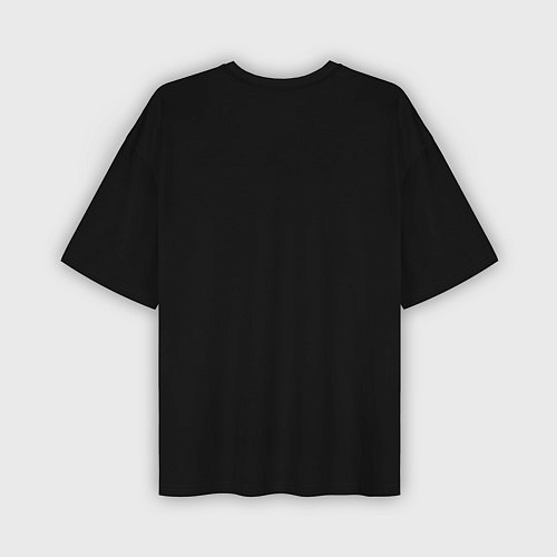 Мужская футболка оверсайз Black T - Shirt / 3D-принт – фото 2