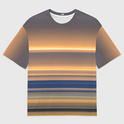Футболка оверсайз мужская Цветные линии colored lines, цвет: 3D-принт