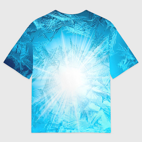 Мужская футболка оверсайз Лед Вспышка света / 3D-принт – фото 2