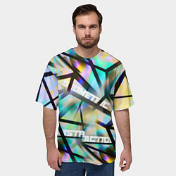 Футболка оверсайз мужская New Abstraction, цвет: 3D-принт — фото 2