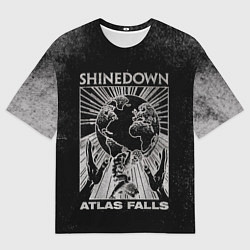 Футболка оверсайз мужская Atlas Falls - Shinedown, цвет: 3D-принт