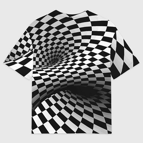 Мужская футболка оверсайз Геометрическая объёмная композиция Авангард / 3D-принт – фото 2
