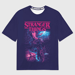 Футболка оверсайз мужская Stranger Things Очень странные дела, цвет: 3D-принт