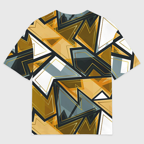 Мужская футболка оверсайз Старый вертолет классика / 3D-принт – фото 2