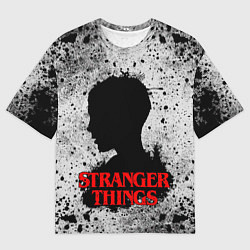 Футболка оверсайз мужская Очень странные дела Stranger things, цвет: 3D-принт