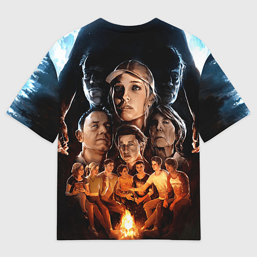 Мужская футболка оверсайз The Quarry Монстр и Персонажи / 3D-принт – фото 2