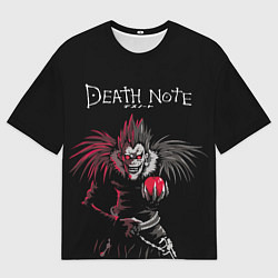 Футболка оверсайз мужская Тетрадь смерти Ryuk, цвет: 3D-принт