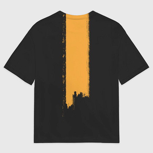 Мужская футболка оверсайз Kerem Bursin / 3D-принт – фото 2