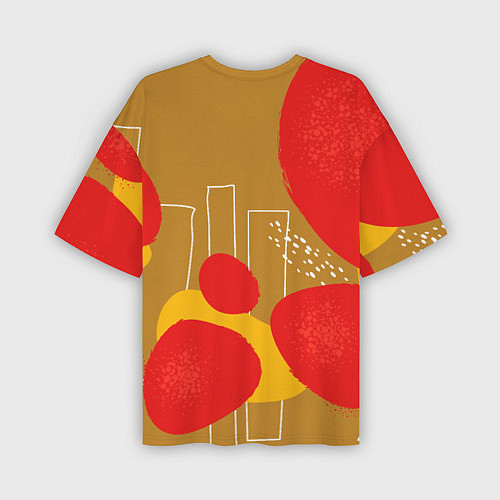 Мужская футболка оверсайз Веселый Пикачу с крестиком / 3D-принт – фото 2