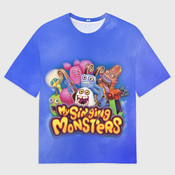 Мужская футболка оверсайз My singing monsters поющие монстры